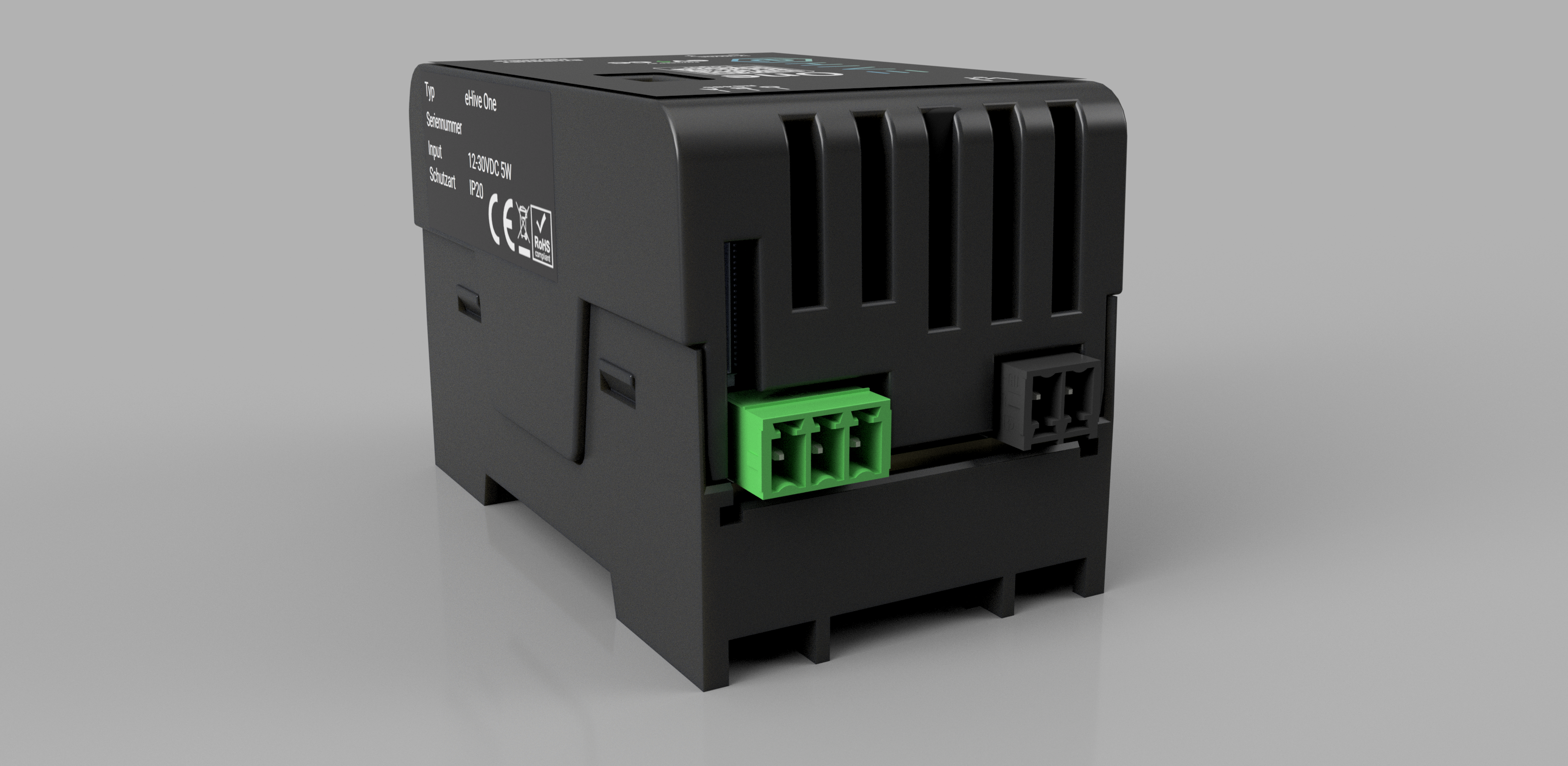 eHive One Anschlussseite RS485 und DI